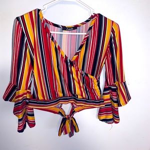 Stripe Crop Top
